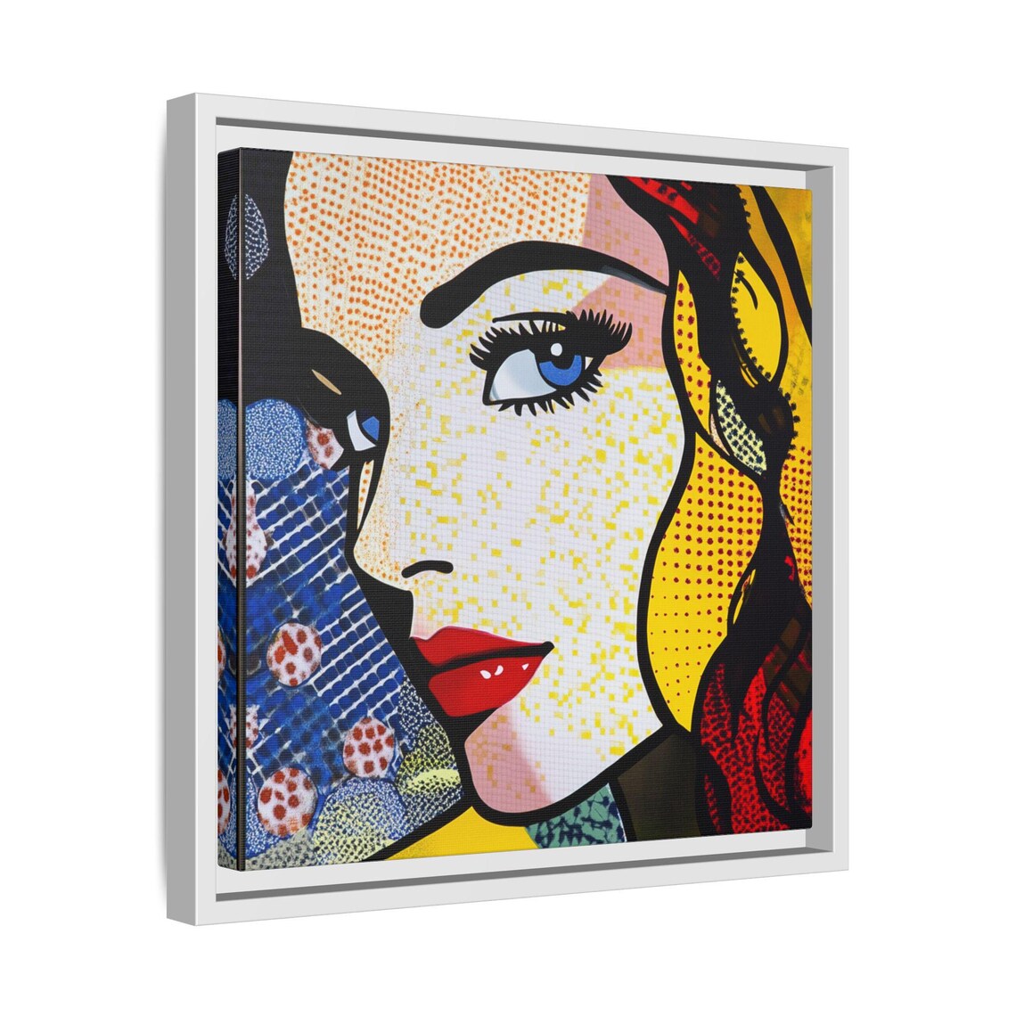 Lichtenstein Inspired Pop Art, Modern Art Poster - Image 4