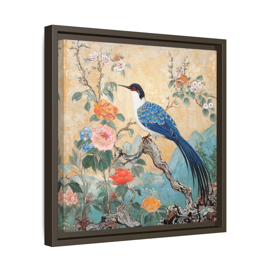 Serene Pink Landscape, Japandi Romantic Decor - Image 3