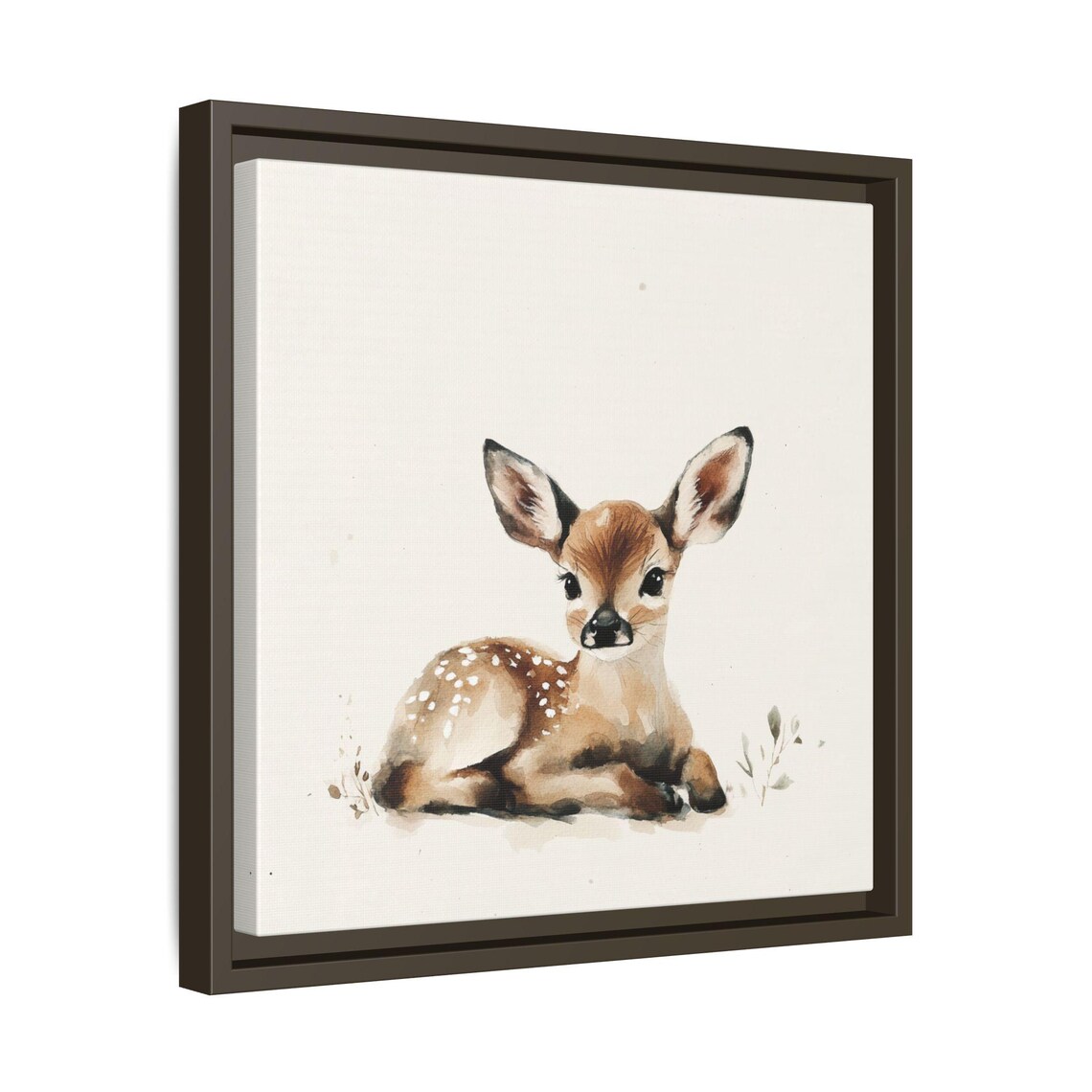 Baby Deer Watercolor Animal Print, Nursery Decor - Image 4