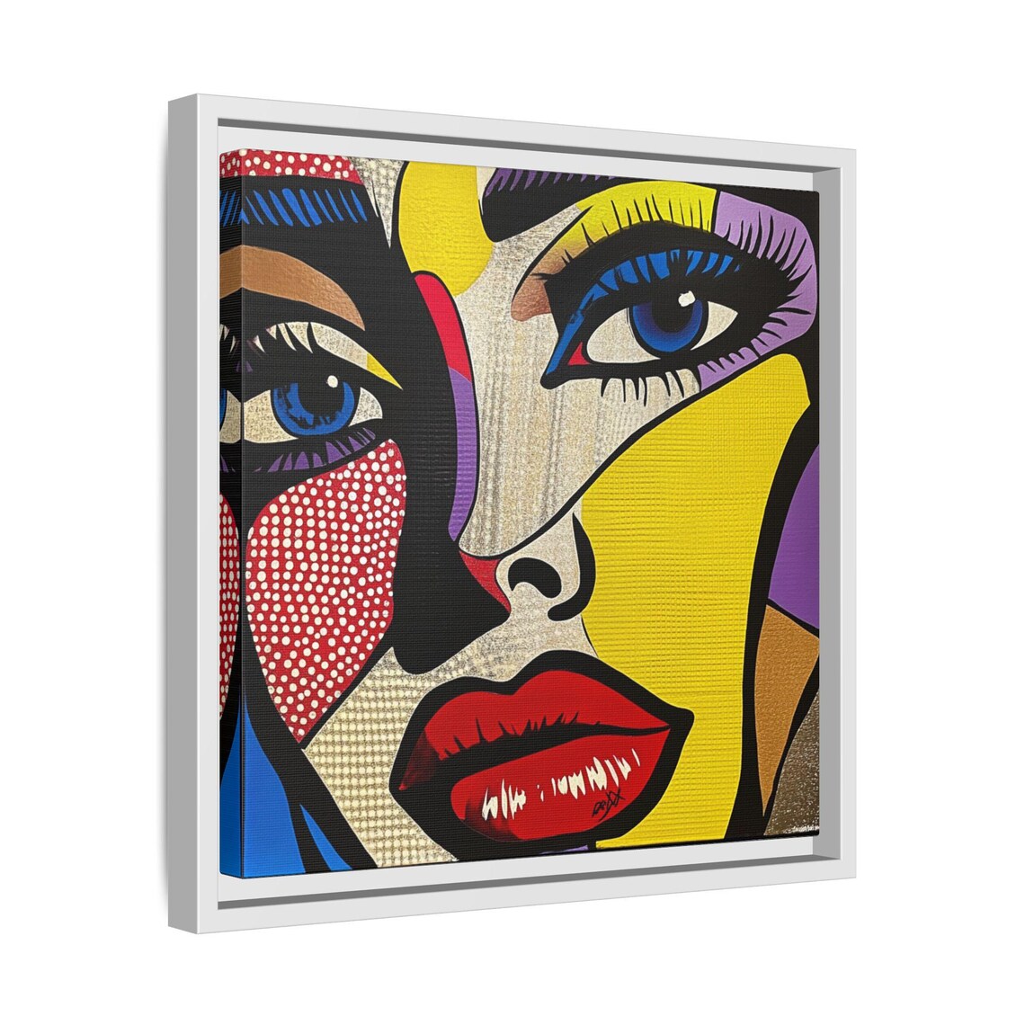 Lichtenstein Inspired Pop Art Poster, Modern Art - Image 4