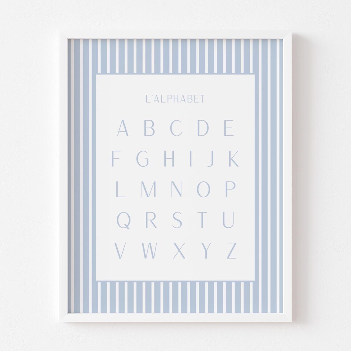 Alphabet Playroom Wall Decor, Boy Bedroom Art