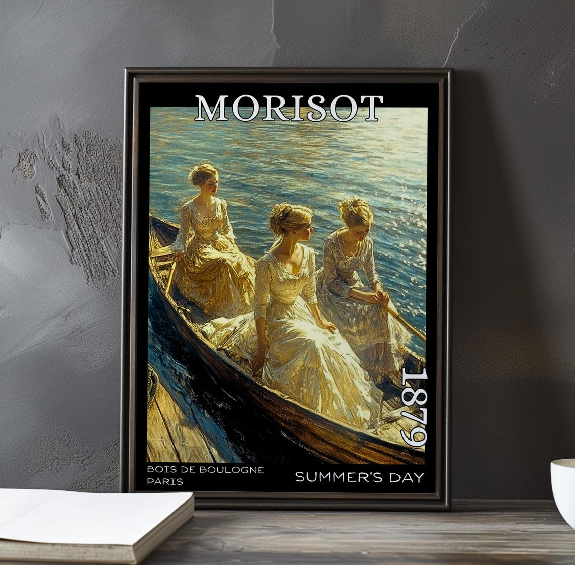 Morisot Summer's Day 1879 Three Women in a Sunlit Rowboat Poster