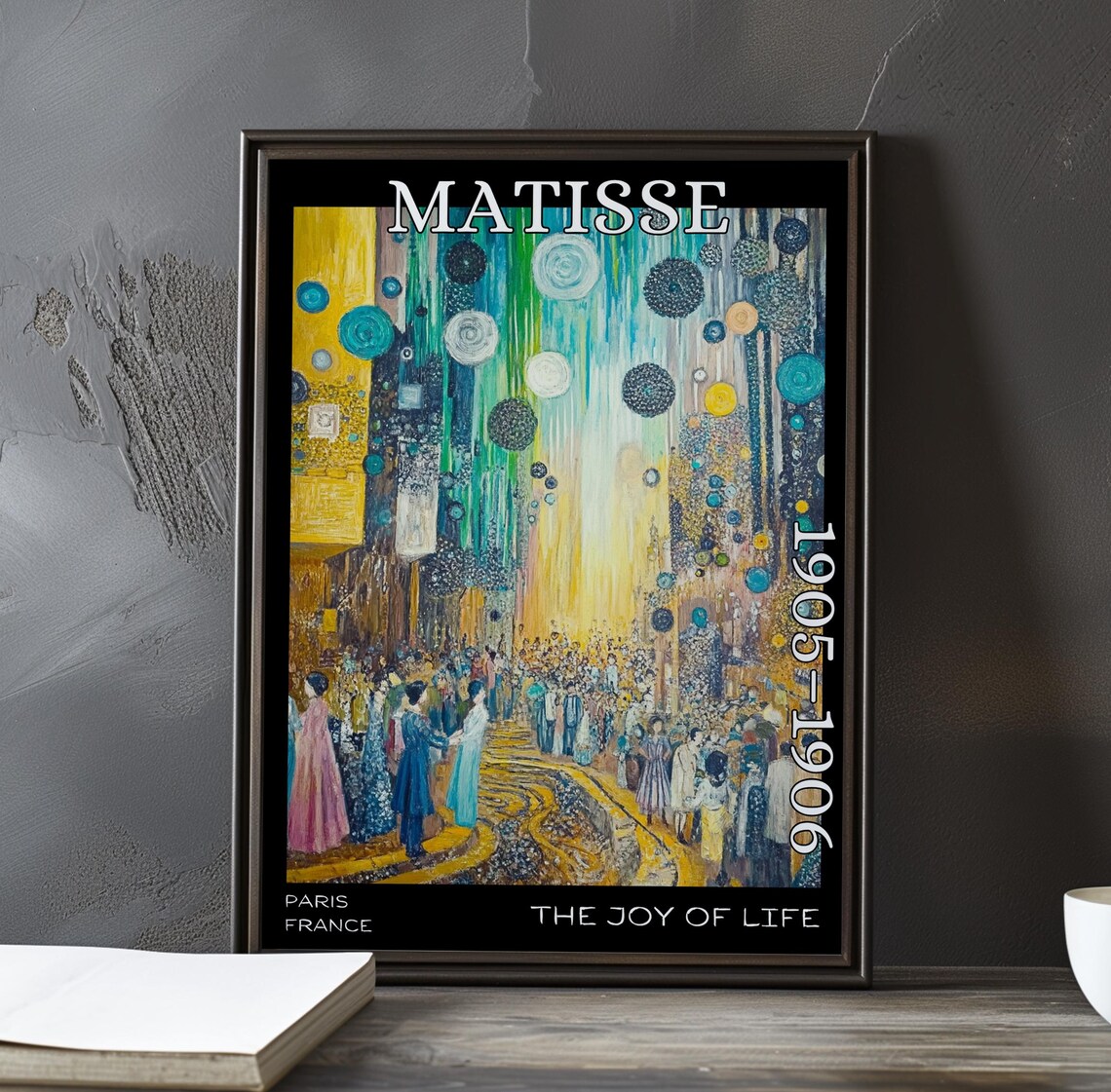 The Joy Of Life 19051906 Henri Matisse Print Poster Fauvist Nude Landscape Vibrant Figures French Post Impressionism Bold Colour Art