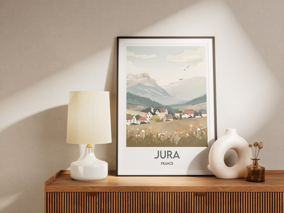Jura Region Of France Travel Poster, Travel Poster - Image 2