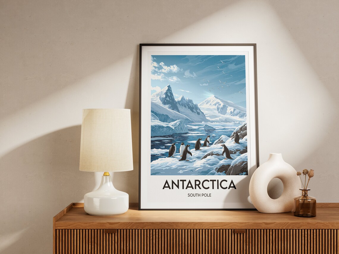 Antarctica Travel Poster, Interior Decoration - Image 2