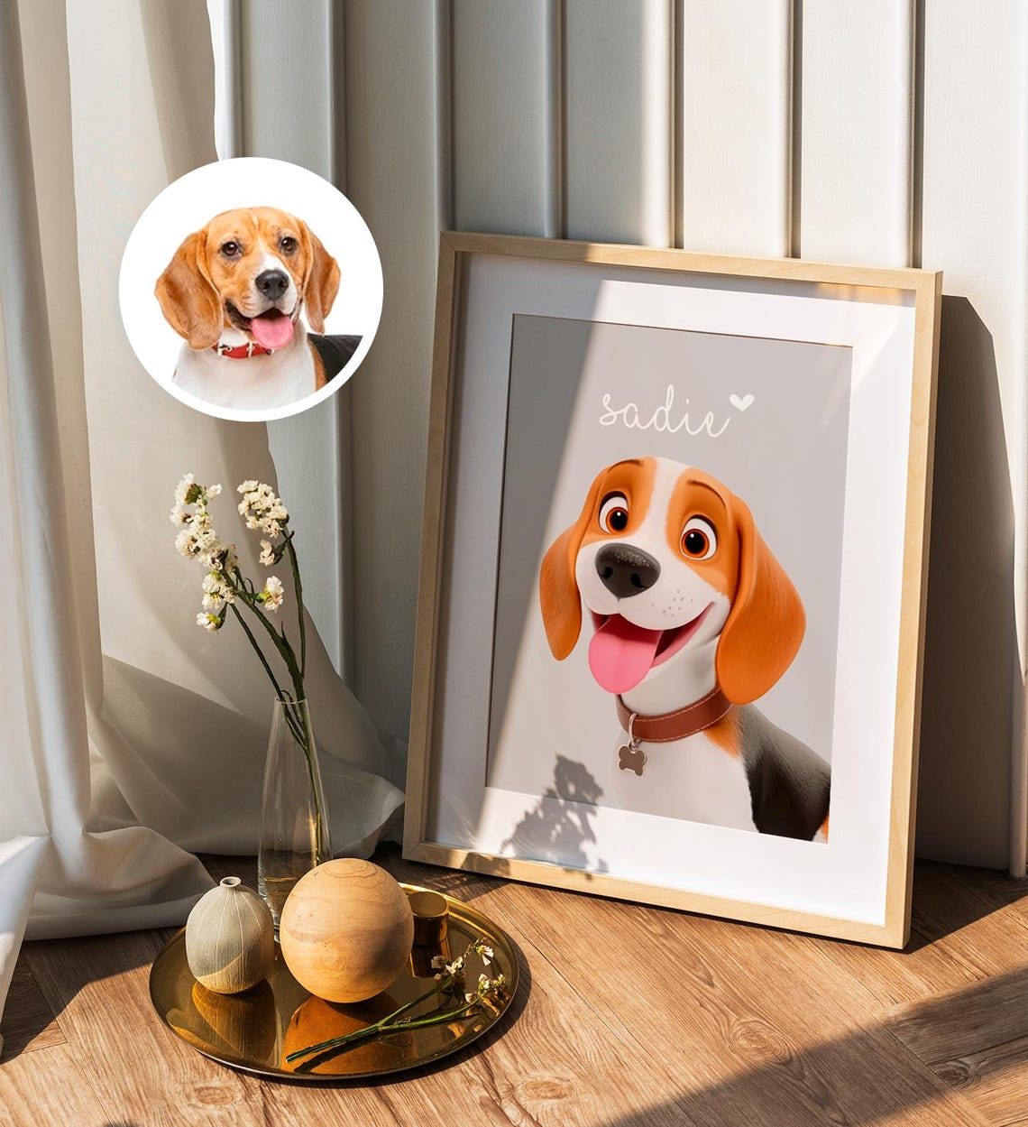 Custom Irish Setter Dog Portrait With Name Personalized Pet Art Poster - Image 7