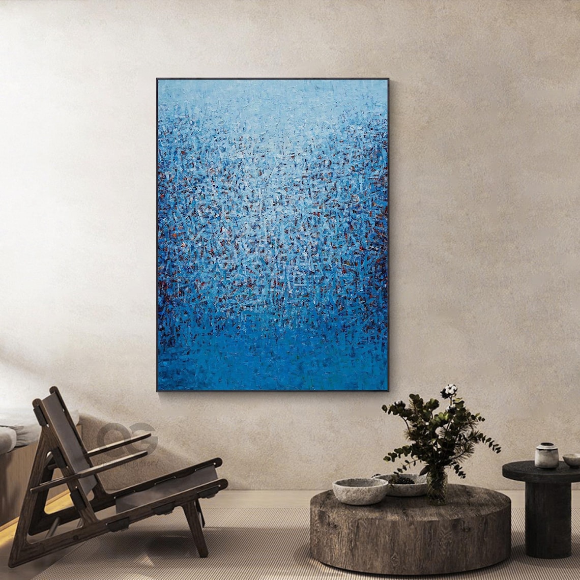 Pollock-Inspired Abstract Color Wall Art Print - Image 3
