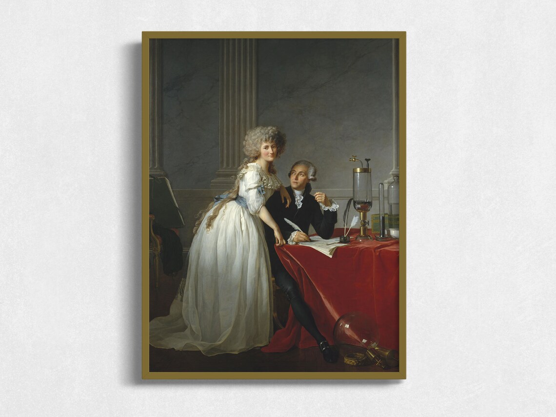 Vintage Portrait of Bored Woman, Antique Art Print