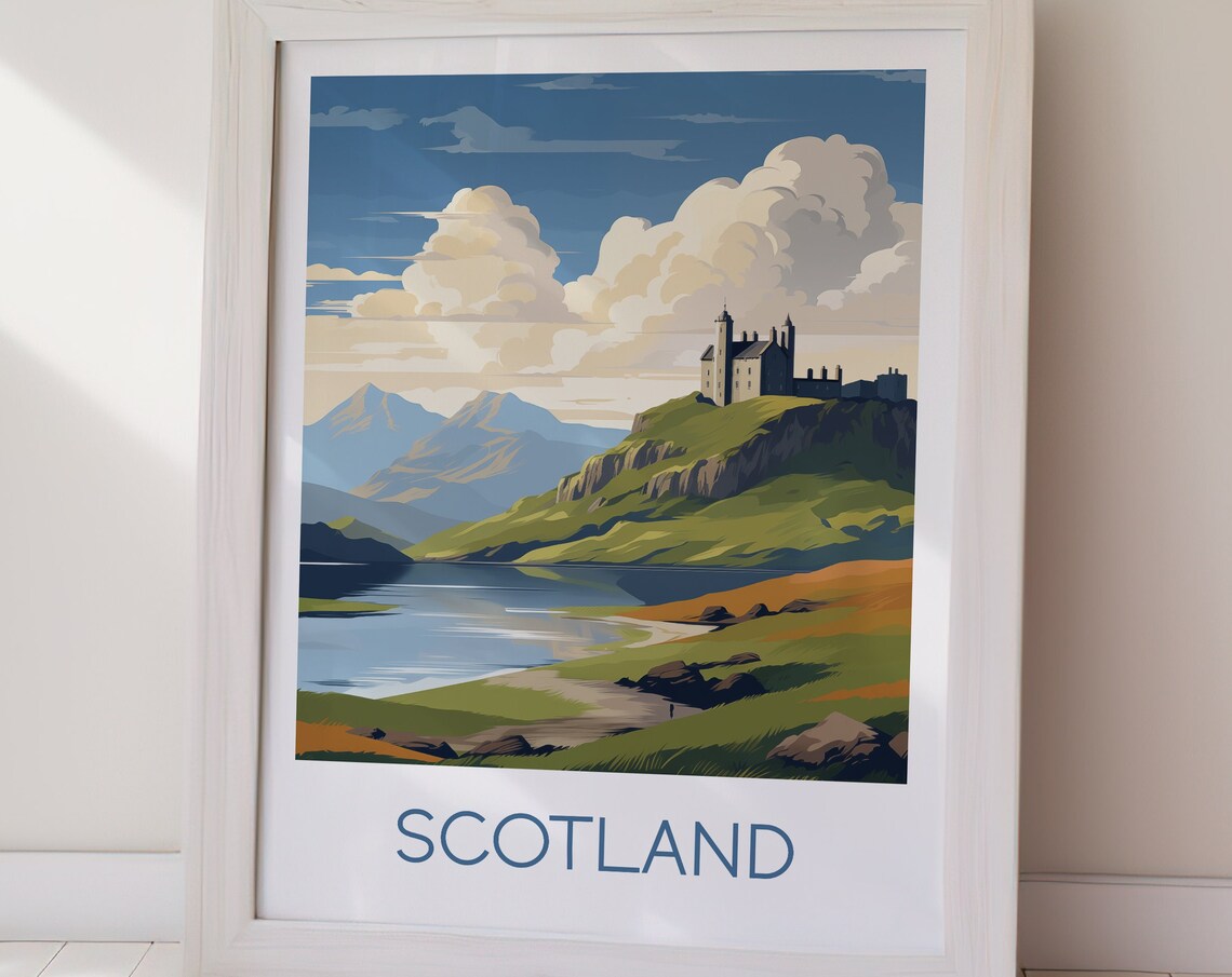 Scotland Travel Poster, Country Art Travel Print - Image 2