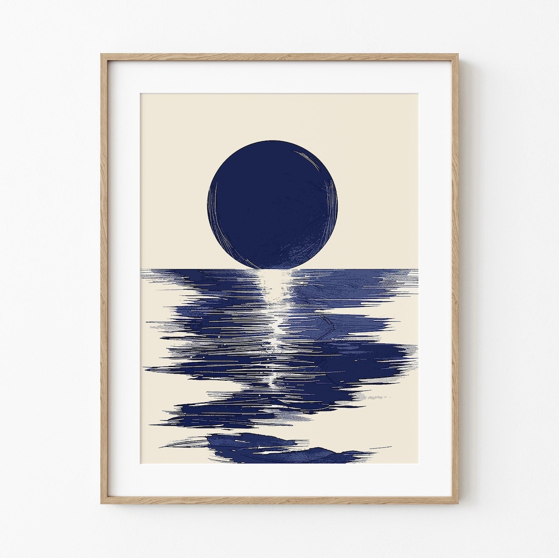 Coastal Breeze Ocean Sunset Vintage Beach Art Print