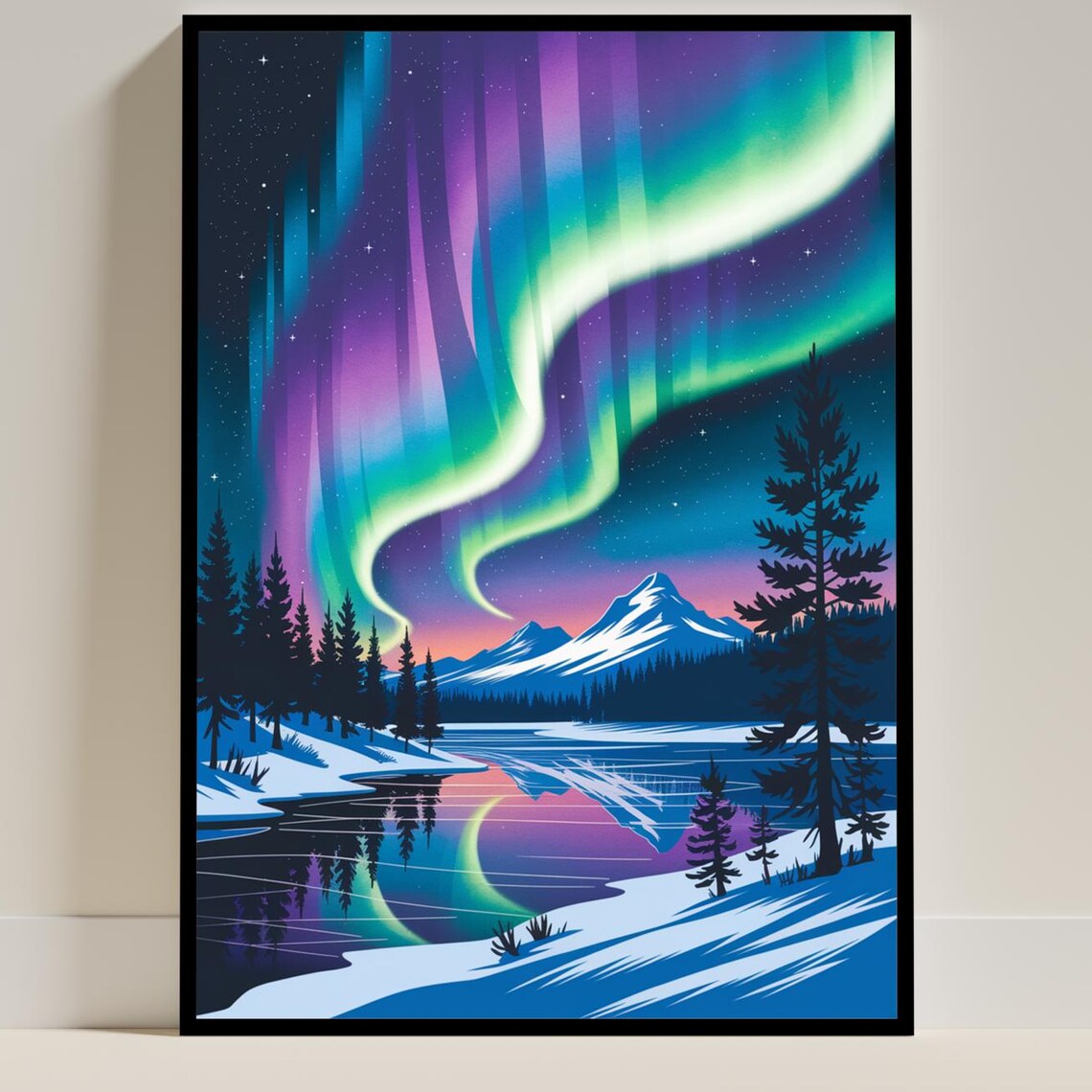 Northern Lights Abisko Sweden - Aurora Poster