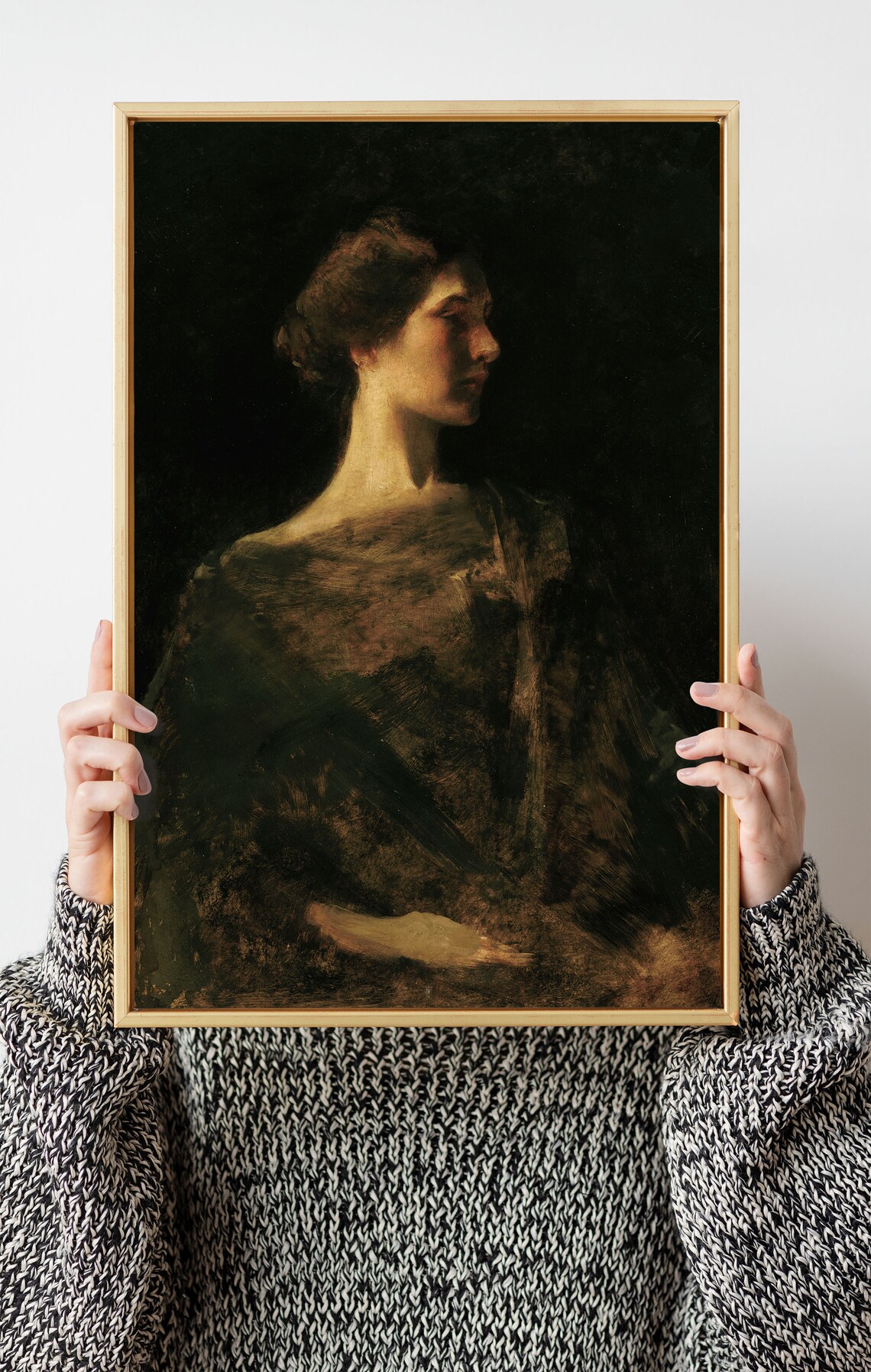 Vintage Portrait Of Annette, Antique Wall Art Print - Image 2