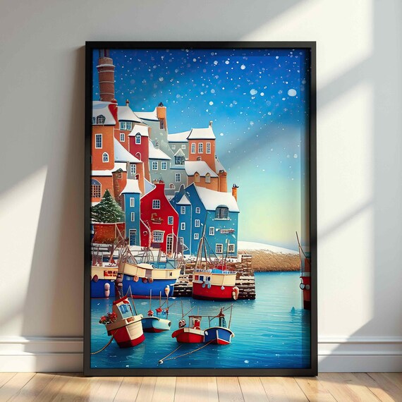 Christmas Wall Art Vintage Holiday Decor Retro Cozy Festive Designs Instant Cute Trendy