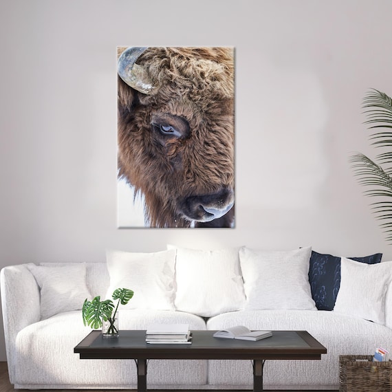 Wild Bull Art Print, Boho Baby Boy Gift