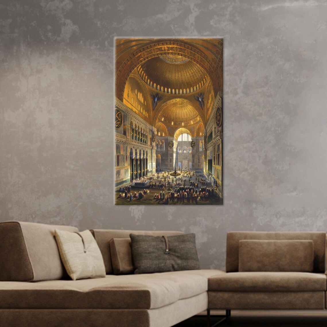 Hagia Sophia Mosque Wall Decoration, Muslim Housewarming