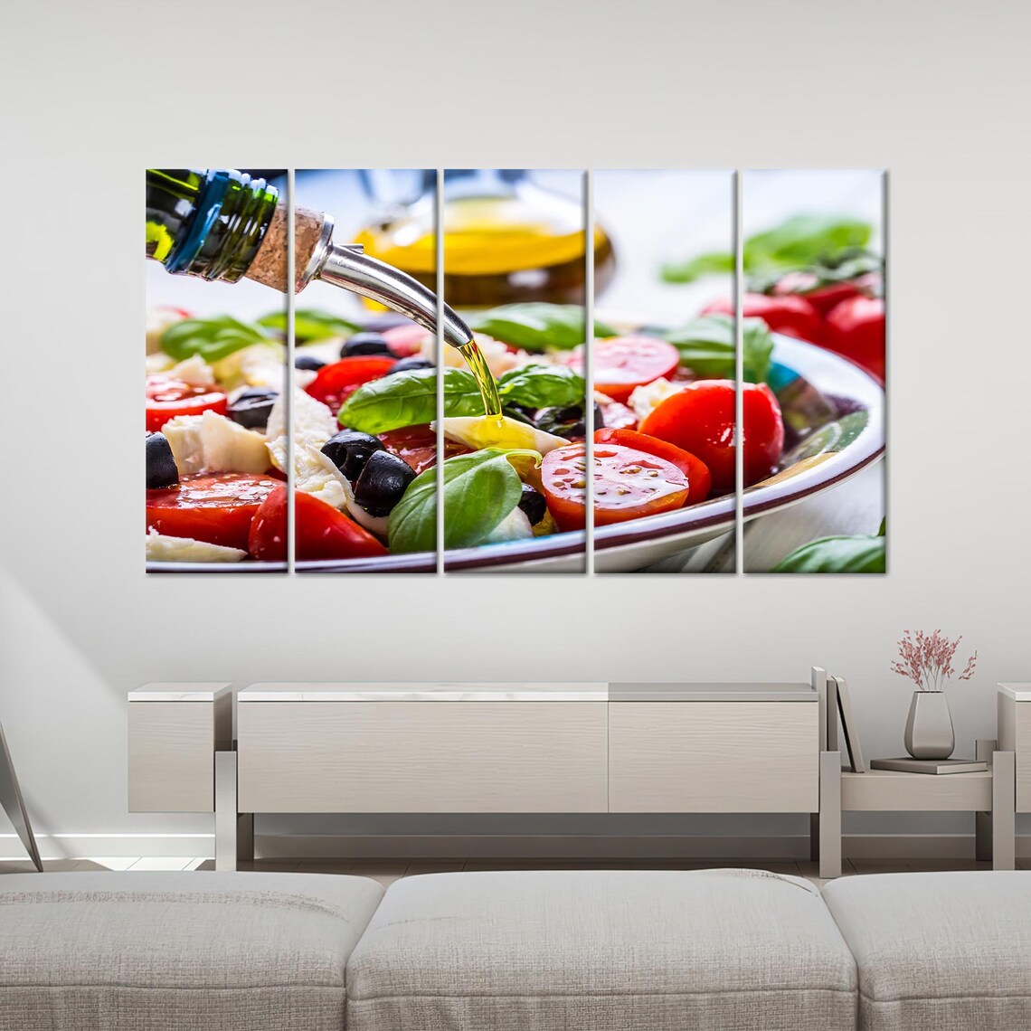 Salad Wall Art, Modern Minimalist Food Decor - Image 2