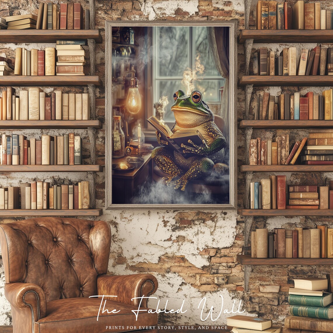The Alchemists Toad, Whimsical Frog Illustration - Image 4