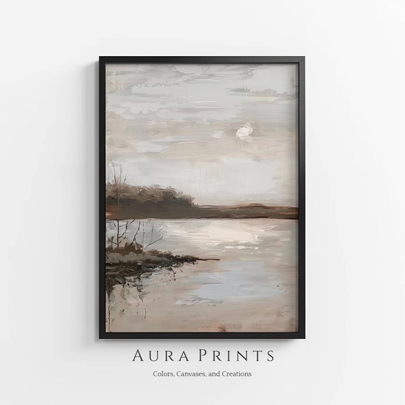 Summer Cottage By The Lake Vintage Boat Art Wall Decor 0380