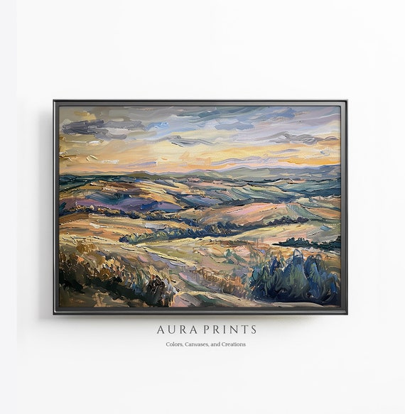 Camille Pissarro Rolling Hill In Countryside Wall Art Vintage Cottage Gift 0914