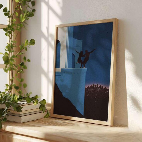 La La Land Inspired Observatory Night Dance Movie Art Poster