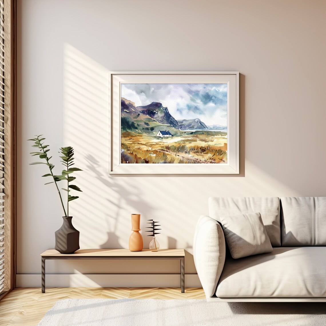 Isle Of Skye Countryside Art Print, Rustic Landscape - Image 2