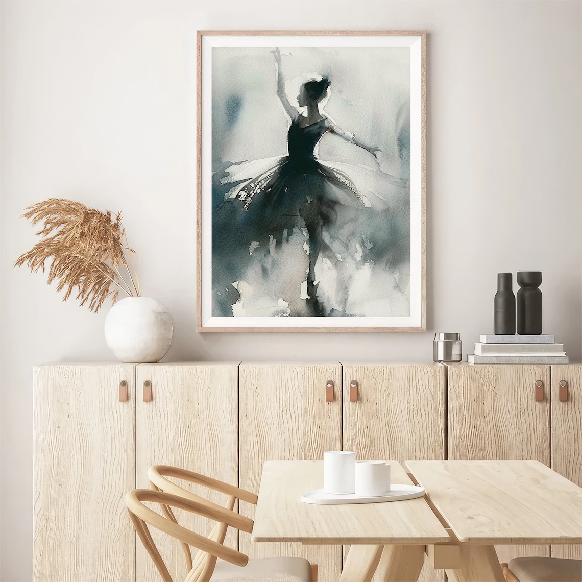 Ballerina Watercolor Art Print, Dance Study - Image 5