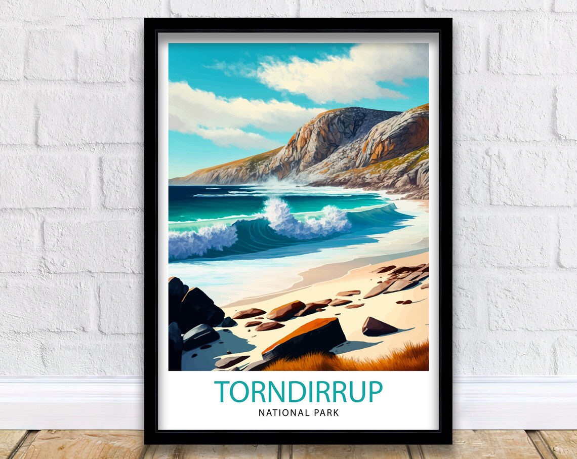 Torndirrup National Park Travel Poster, Western Australia