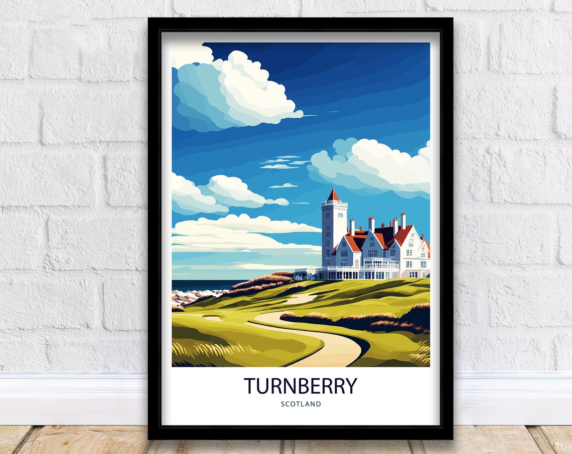 Turnberry Golf Course Golf Art Print