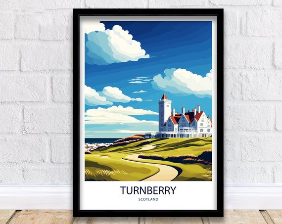 Turnberry Golf Course Golf Art Print