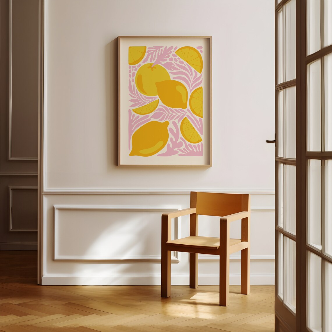 Lemons Art Print, Modern Kitchen Wall Decor - Image 6