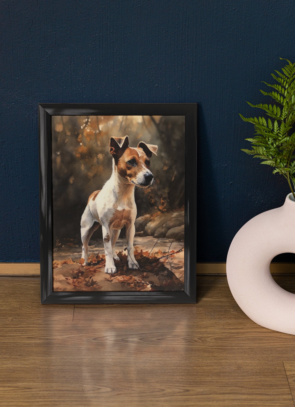 Jack Russel Terrier Dog Art Print Dog Wall Art Animal Art Print Animal Art Poster Dog Lover Gift Colorful Animal Wall Art Cool Dog Art