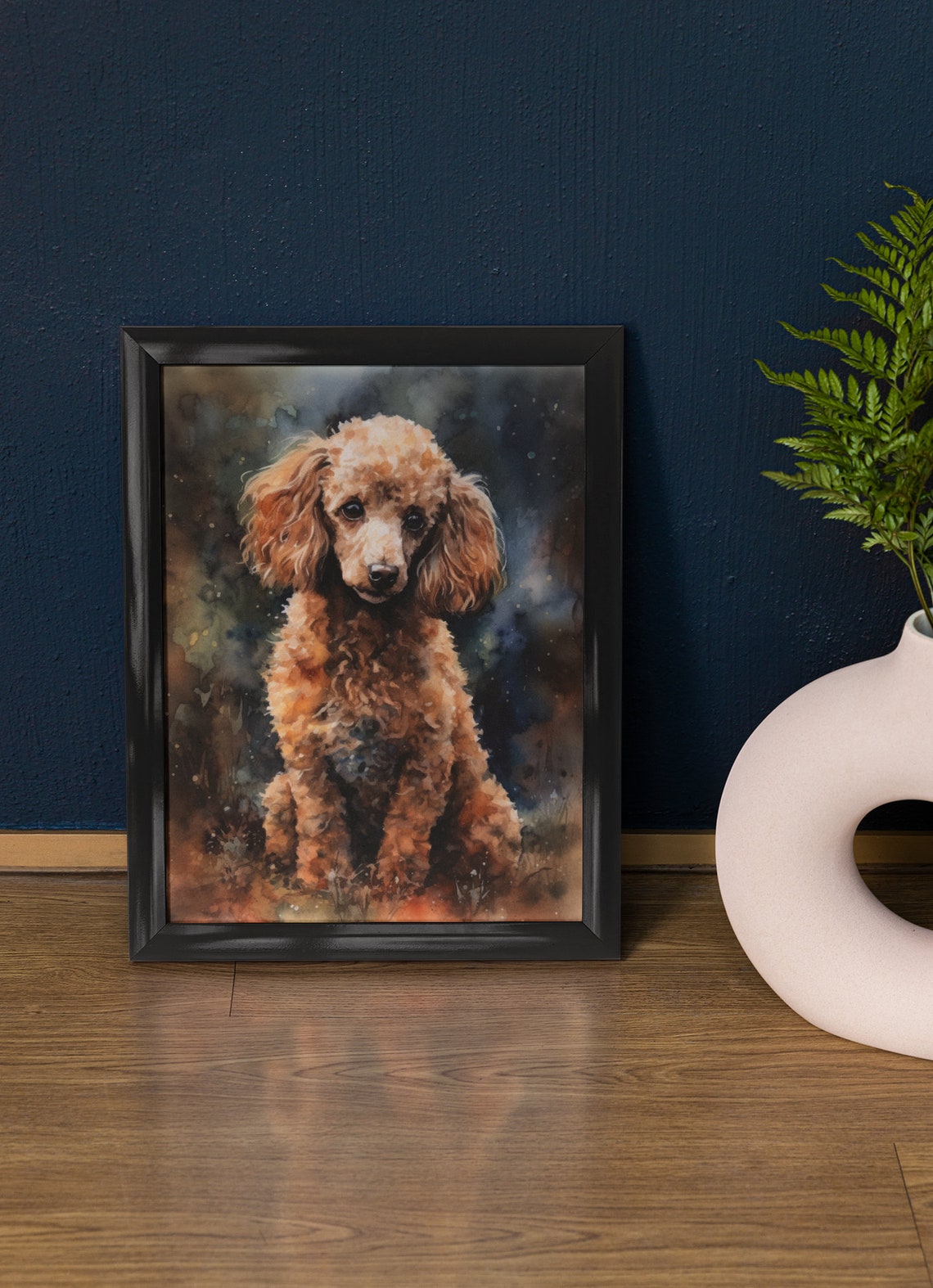 Poodle Dog Art Print Dog Wall Art Animal Art Print Animal Art Poster Dog Lover Gift Colorful Animal Wall Art Cool Dog Art