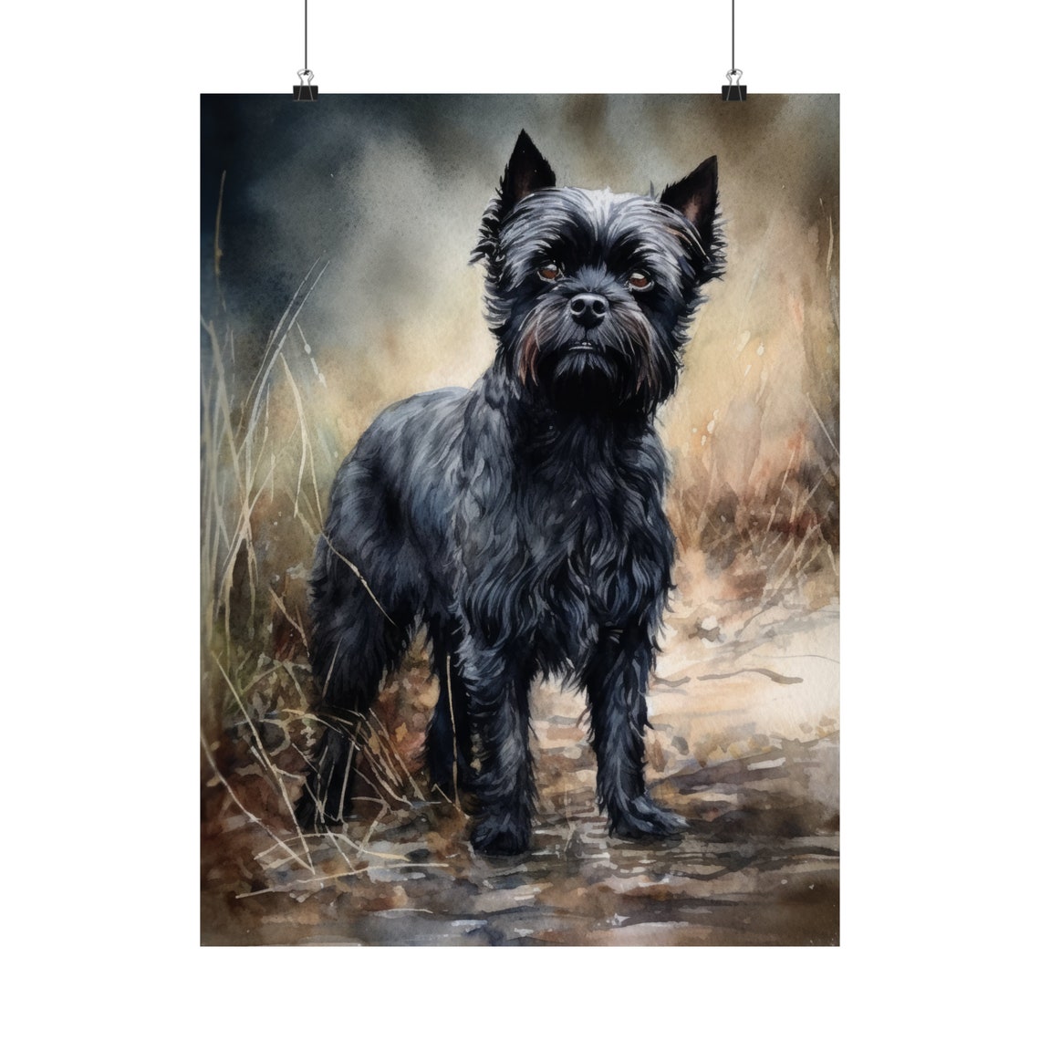 Affenpinscher Dog Art Print Dog Wall Art Animal Art Print Animal Art Poster Dog Lover Gift Colorful Animal Wall Art Cool Dog Art - Image 5