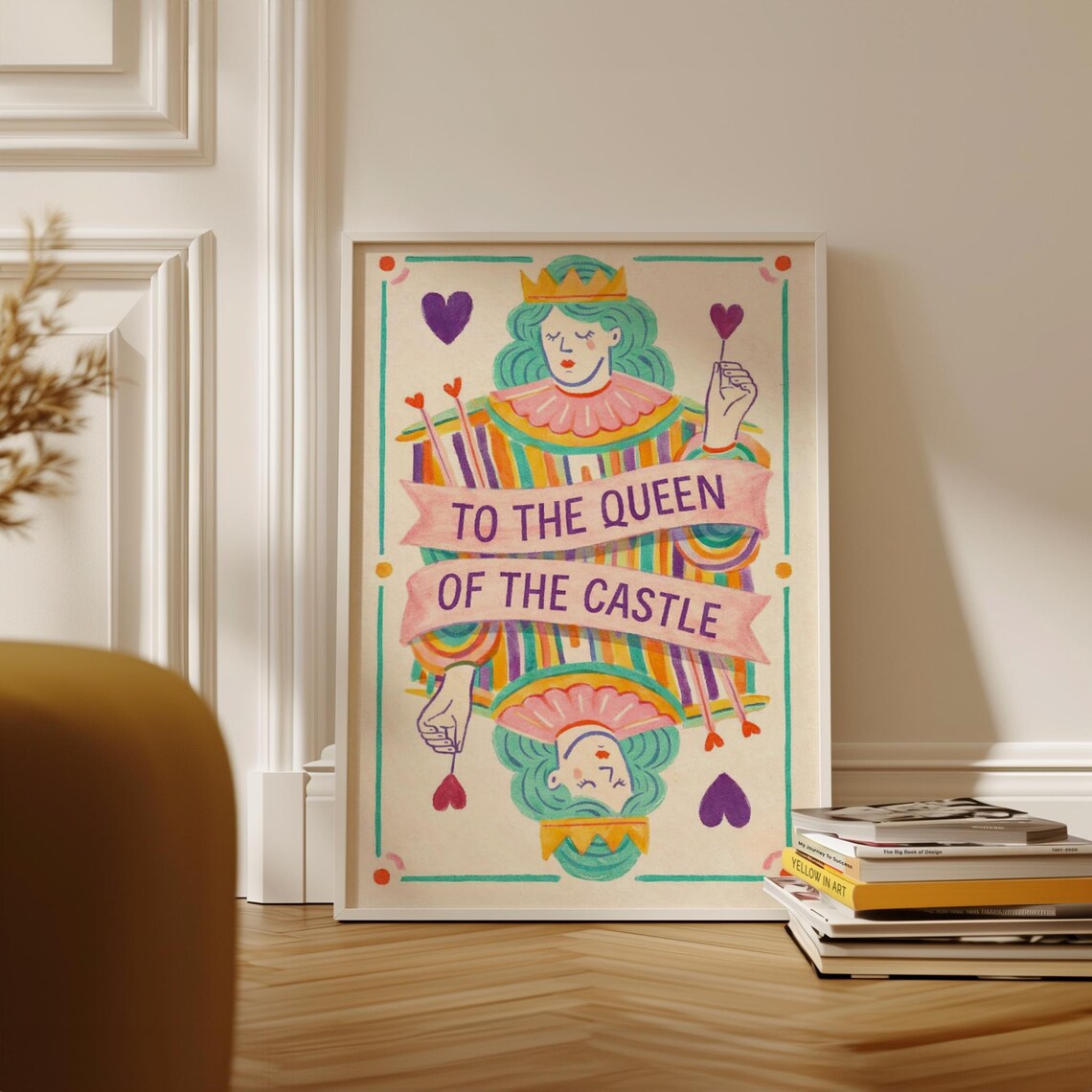 Queen Of The Castle, Feminist Playing Card