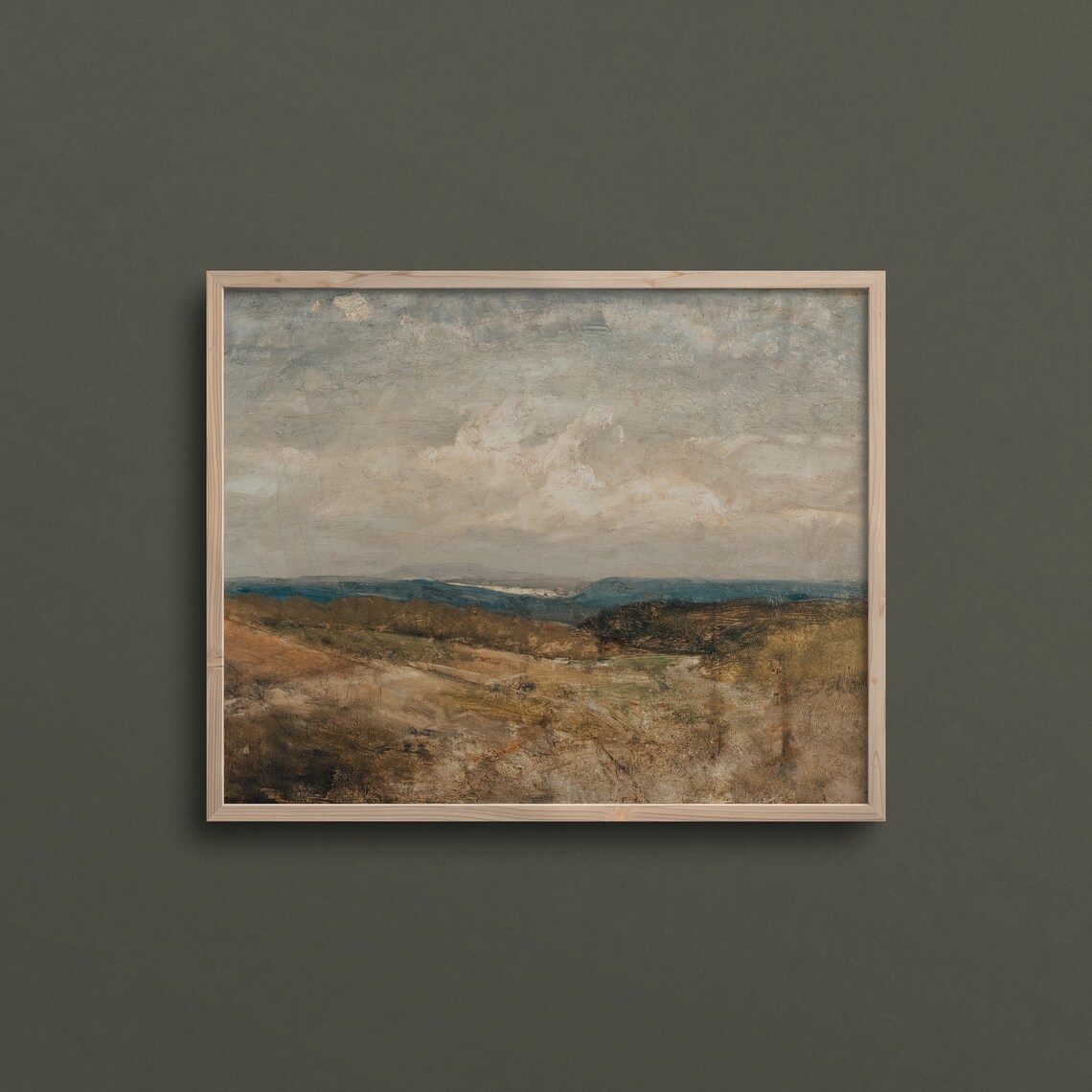 Blue Ridge Mountains Vintage Landscape Art Print - Image 2