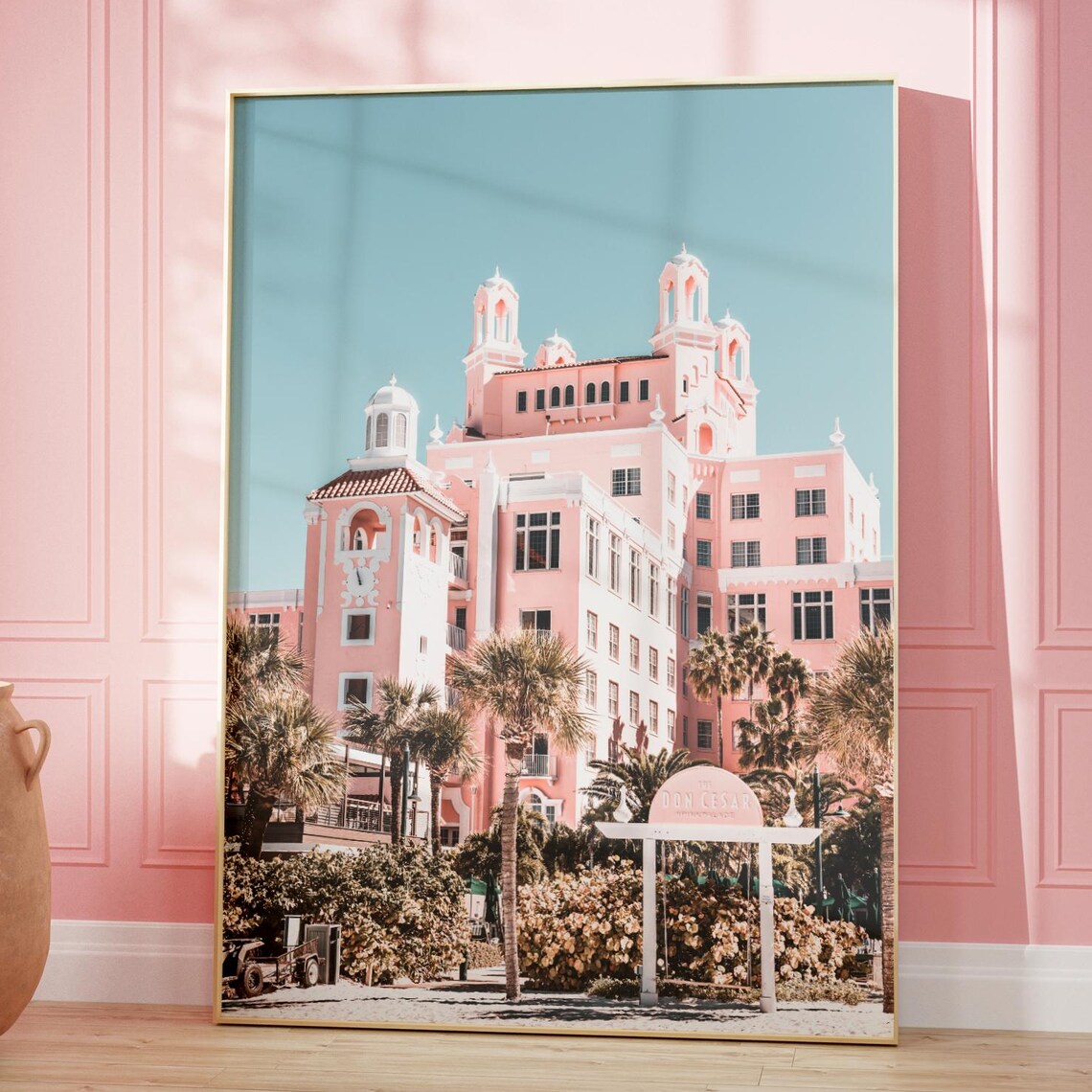 Don Cesar Hotel St Pete Beach Florida Pink Photography Poster