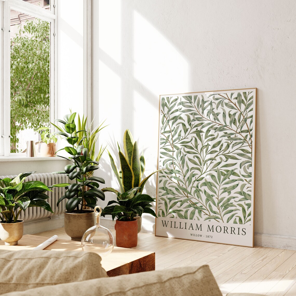 William Morris Willow Botanical Pattern Art Print - Image 2