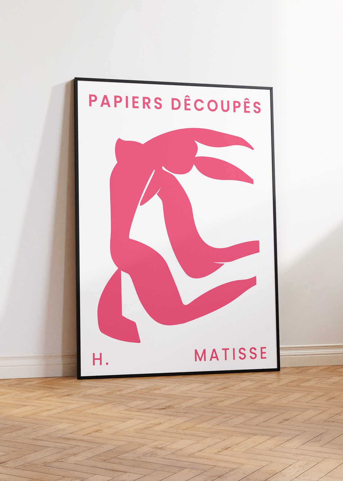 Henri Matisse Papiers Decoupes Pink Dancing Figure Cut Out Poster - Image 2