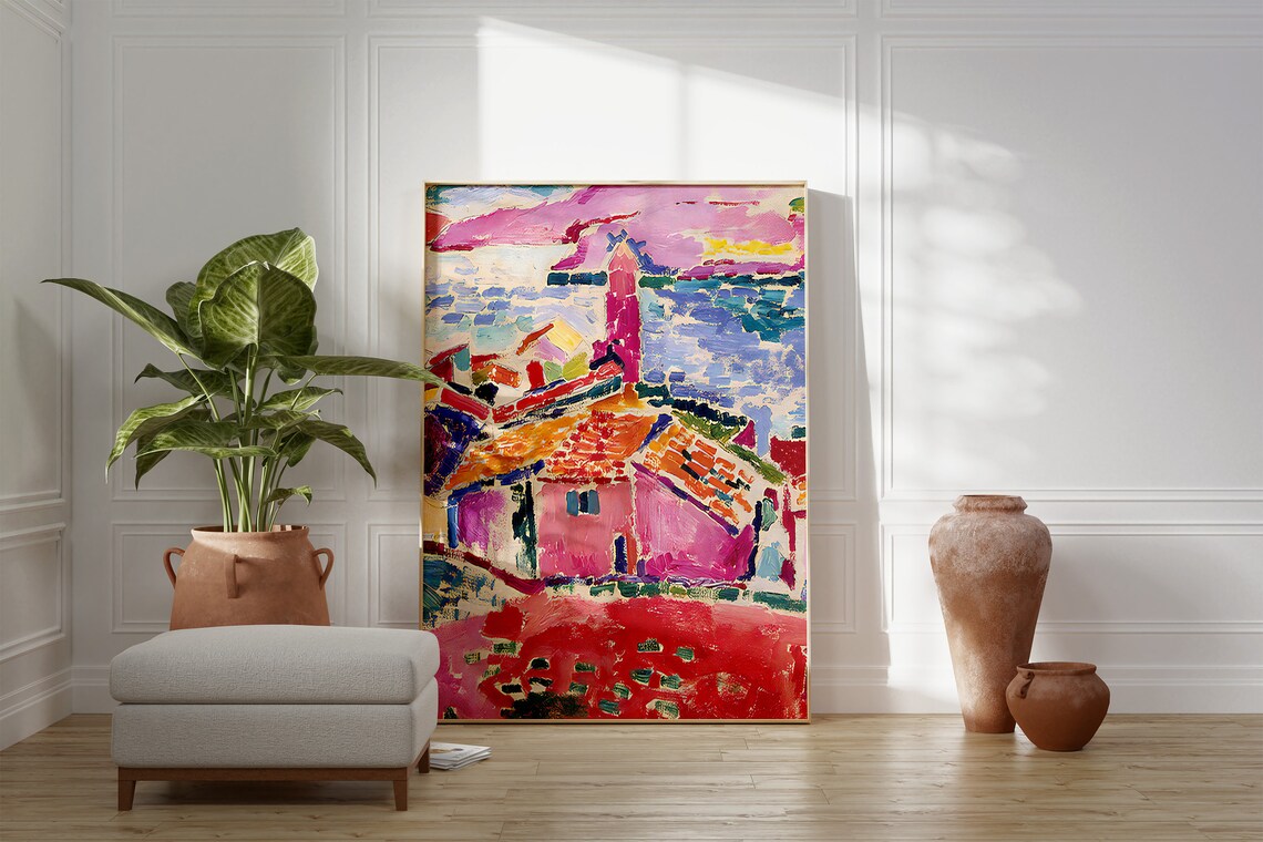 Henri Matisse View of Collioure Modern Art Print - Image 2