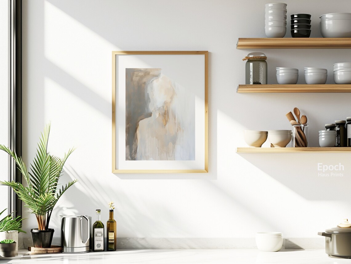Abstract Painting, Modern Textured Oil Painting - Image 2