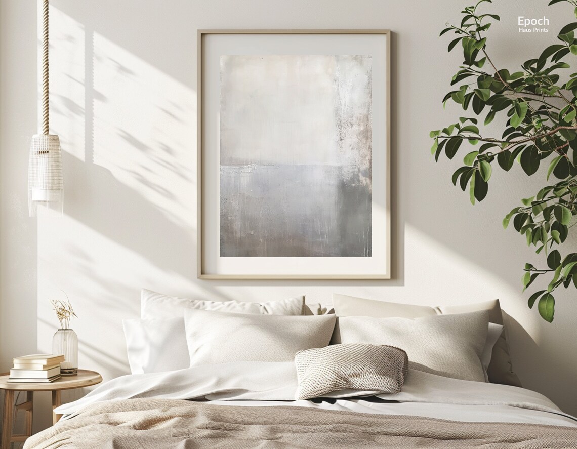 Abstract Painting - Beige Grey Texture - Image 3