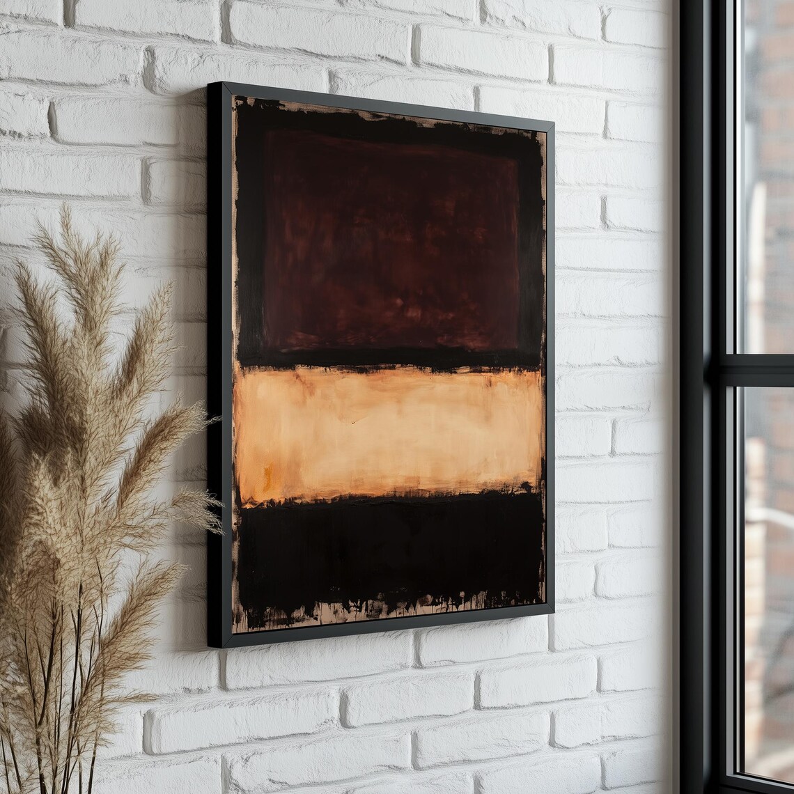Mark Rothko Painting, Minimalist Abstract Decor