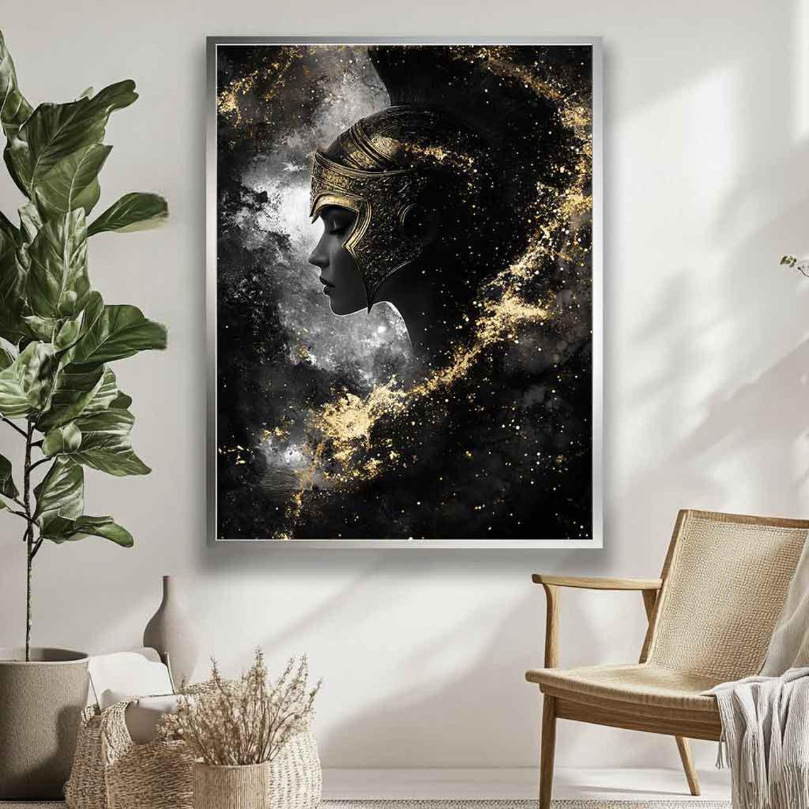 Female Spartan Print Spartan Woman Portrait Warrior Woman Wall Decor Woman Wall Art Woman Home Decor - Image 4