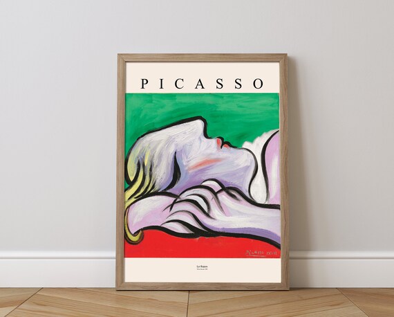 Le Repos Picasso Poster Print Marie Thrse Walter Is Sleeping Cubism Picasso Poster Pablo Picasso Womans Wall Art