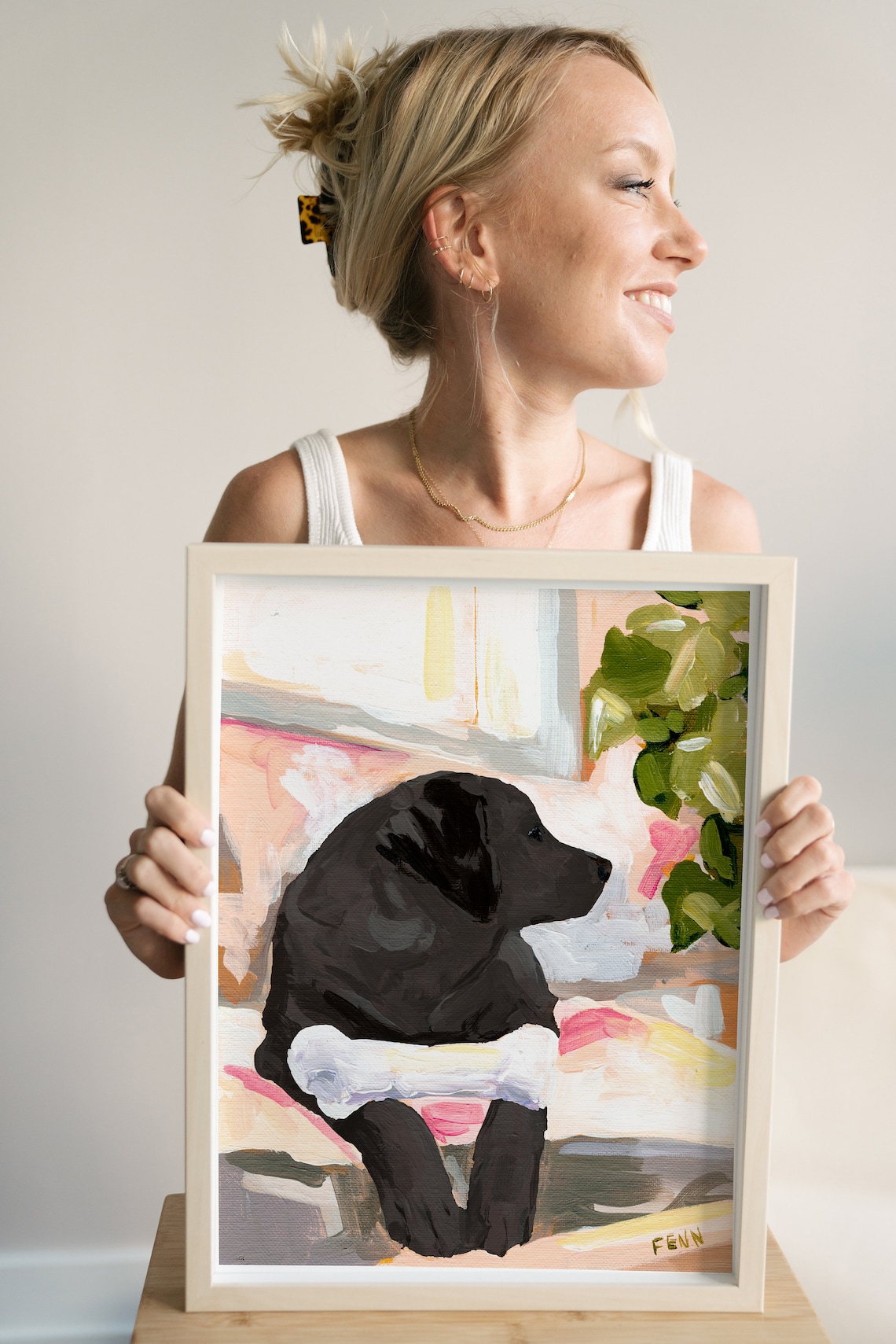 Labrador Dog Art Print, Sabina Fenn - Image 3