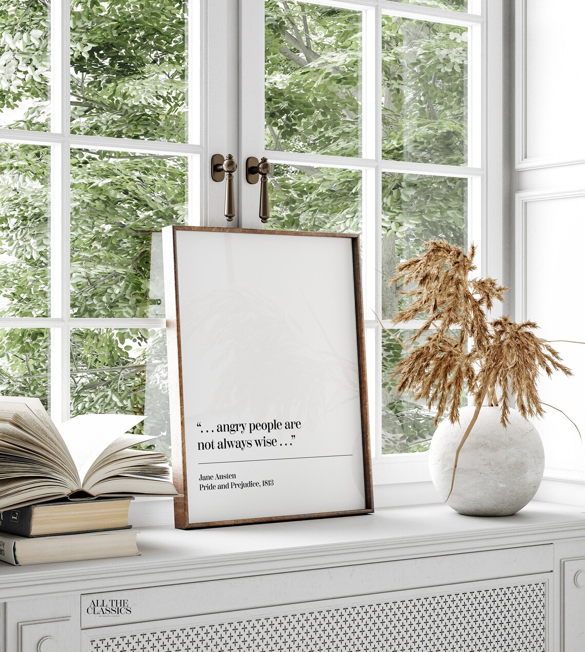 Jane Austen Pride And Prejudice Quote Art Print - Image 2