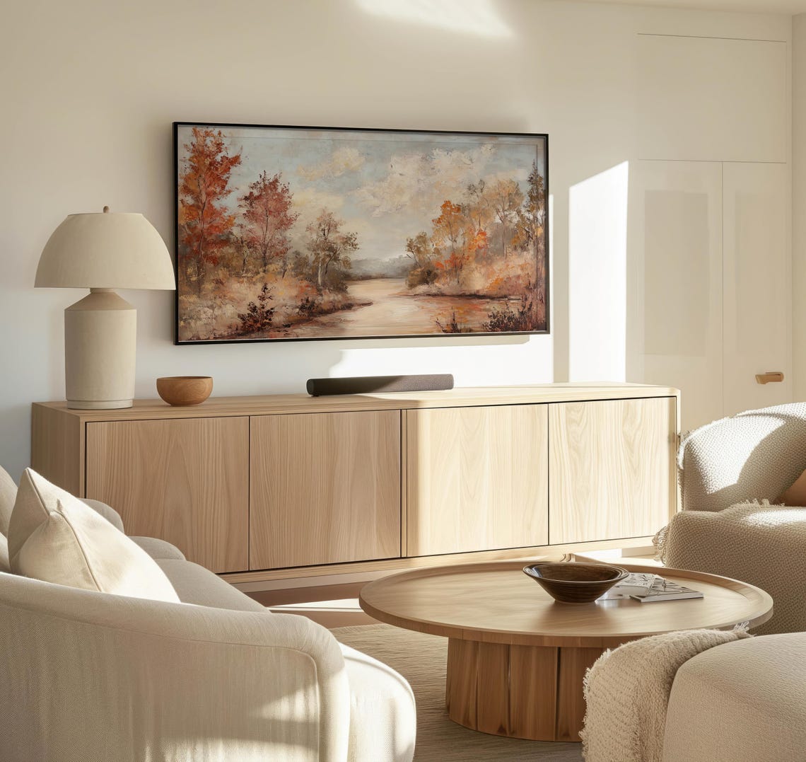 Frame Tv Moody Landscape Art Art For Frame Tvs Wilderness Tv Art Rustic Nature Tv Art Fall Art Paletta Prints - Image 3