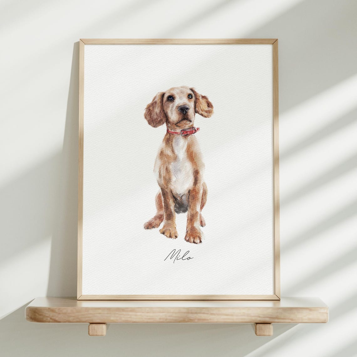Mini Custom Pet Portrait Watercolor Pet Painting Dog Portrait From Photo Pet Memorial Gift Dog Lover Gift Gift For Dog Owner - Image 4