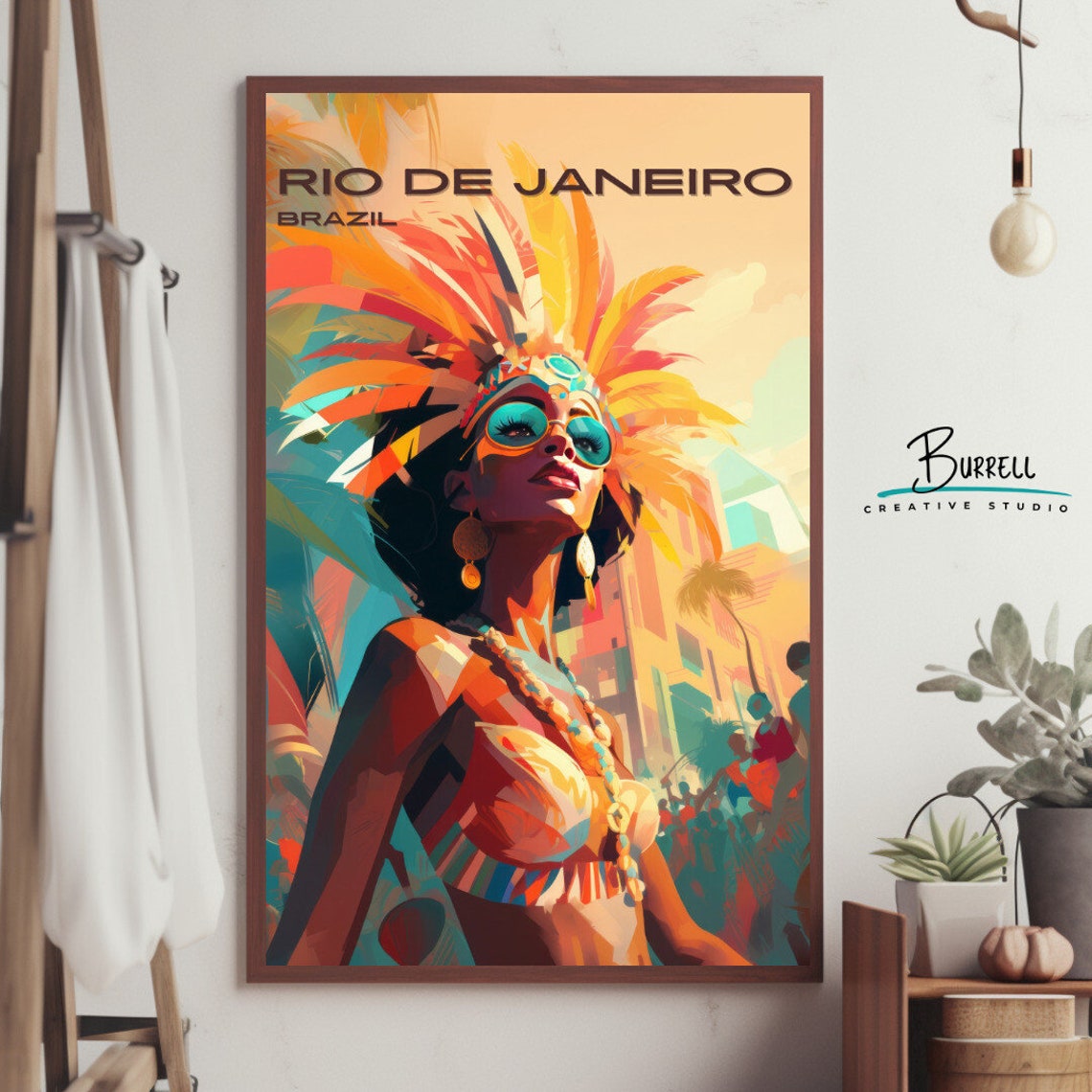 Rio Brazil Carnival Travel Poster Wall Art Poster Print - Image 4