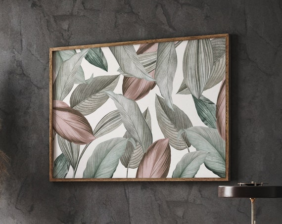 Plant Poster Bedroom Wall Decor Living Room Art Leaf Print Foliage Greenery
